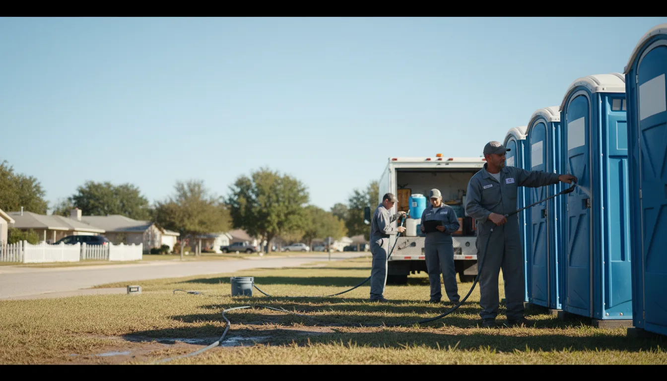 Long-Term Portable Toilet Rental in La Fayette, GA near me